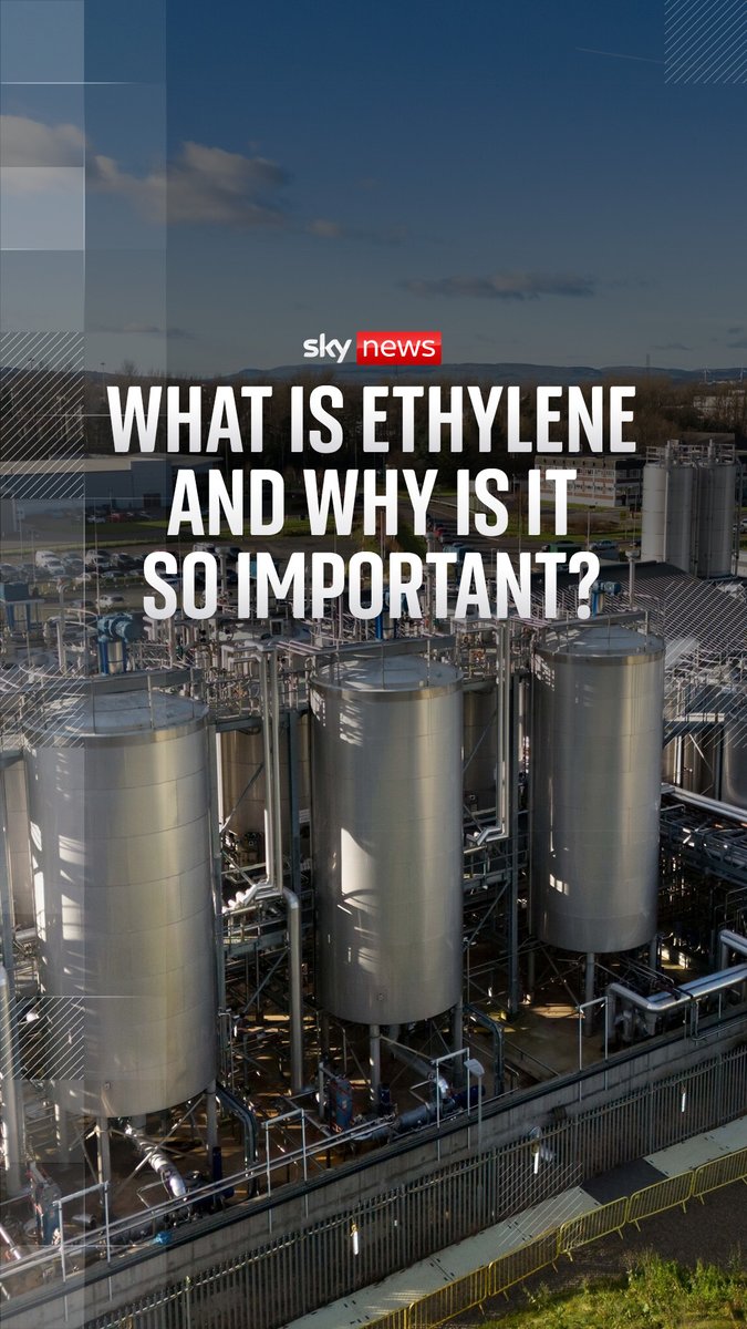 The UK government and Ineos are to invest a combined £150m into Grangemouth, the UK's last ethylene plant. Ethylene is a key ingredient in plastics used in advanced manufacturing and the vehicle and aerospace industries. Ed Conway reports. 🔗