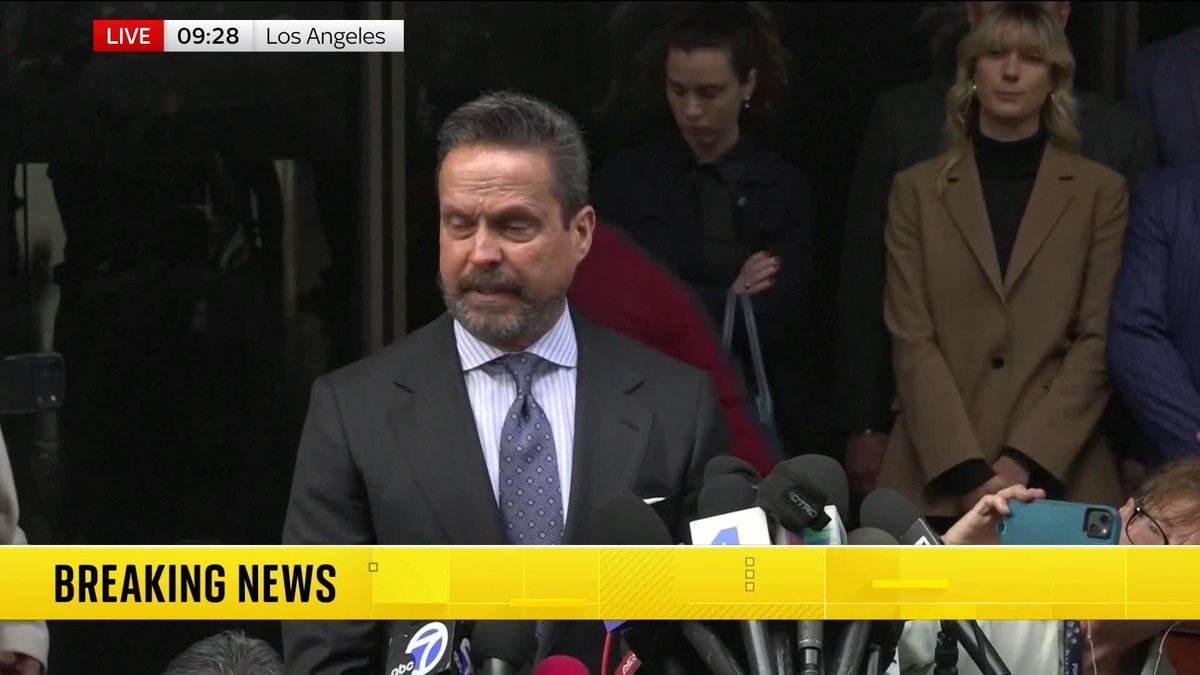 BREAKING: "There are very, very complex and serious issues that are associated with this case." Nick Reiner's lawyer Alan Jackson says he is scheduled to be back in court on 7 January, where he will stand trial for killing his parents Rob and Michele.