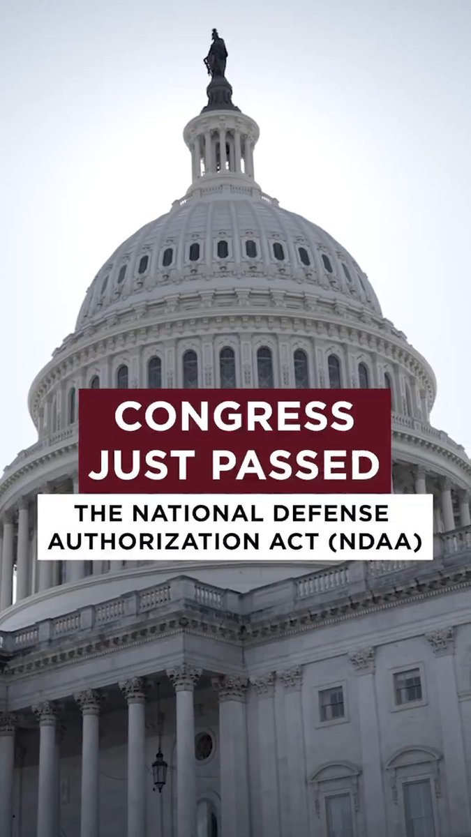 Congress just passed the National Defense Authorization Act, authorizing pro-Israel provisions that will help keep America &amp; Israel safe. The bill prioritizes U.S.-Israeli defense cooperation to further enable both nations to counter ongoing and emerging challenges. 🇺🇸🤝🇮🇱