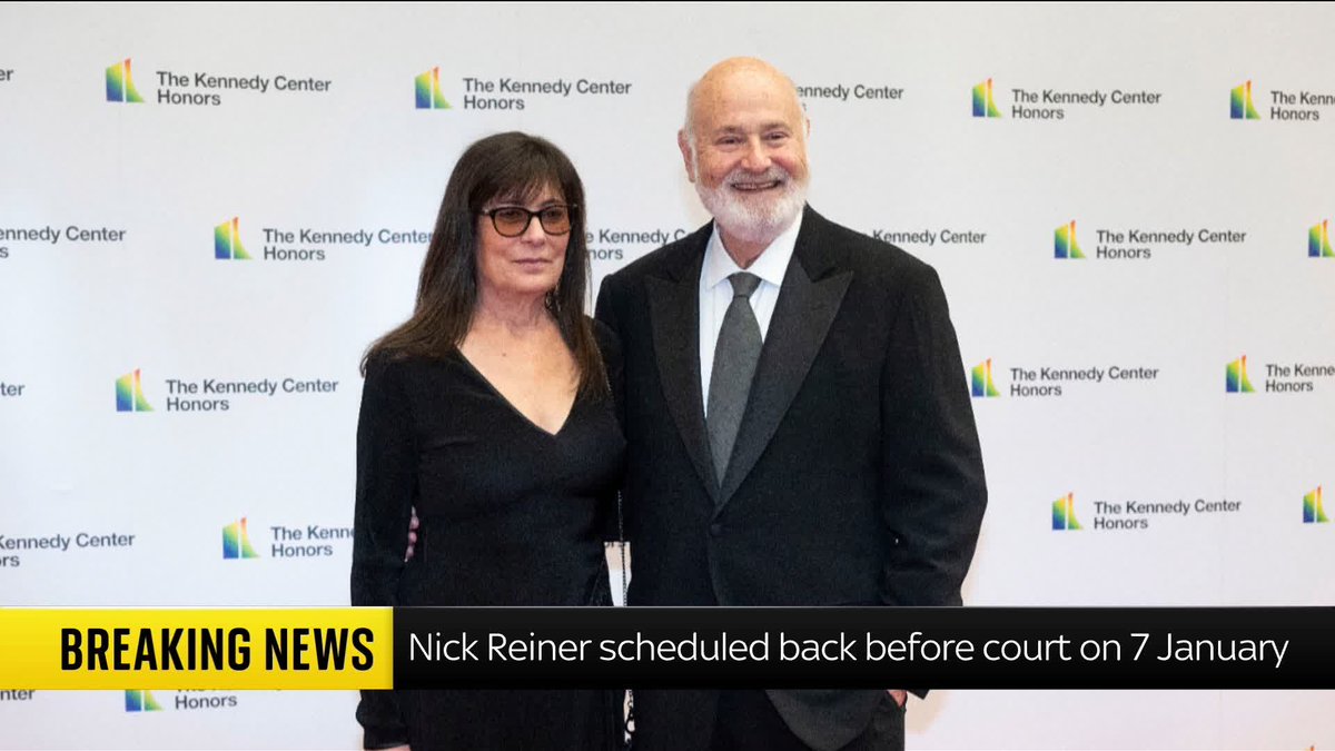 BREAKING: Nick Reiner has confirmed his next date in court will be on 7 January, where he stands charged with murdering his parents, Rob and Michele. Sky's Martha Kelner says it's expected Reiner will enter a plea that day. 📺 Sky 501, Virgin 602