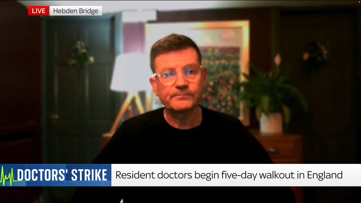 "We are conscious about the impact that it's going to have on patients." NHS Confederation Acute and Community director Rory Deighton says patients will be paying the price for resident doctor strikes heading into the Christmas period. 📺 Sky 501