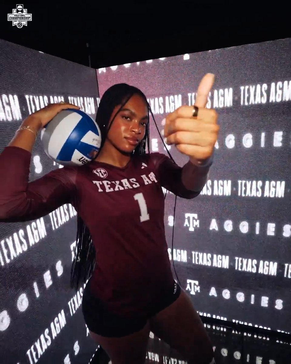 All eyes on the Aggies 👀 #NCAAWVB x Texas A&M Volleyball