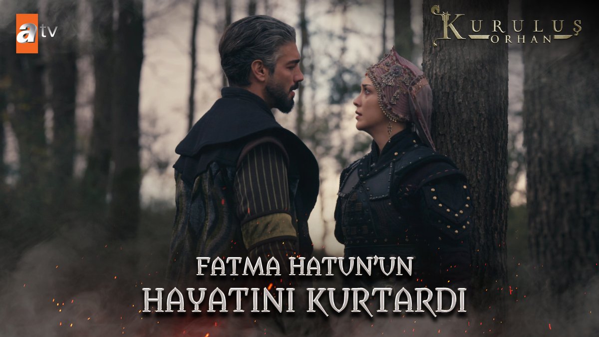 Flavius, Fatma Hatun'u Mabed Şövalyeleri'nden kurtardı! "Senin o güzel gözlerin, benim gözlerime değdiğinde benim bütün yalanlarım susar!" #KuruluşOrhan atv
