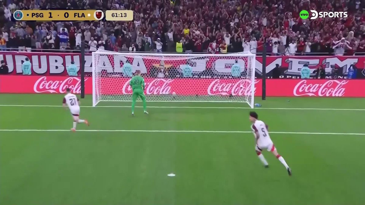 🤯🇧🇷 FLAMENGO SE LO EMPATA A PSG EN LA INTERCONTINENTAL A FALTA DE 30'.