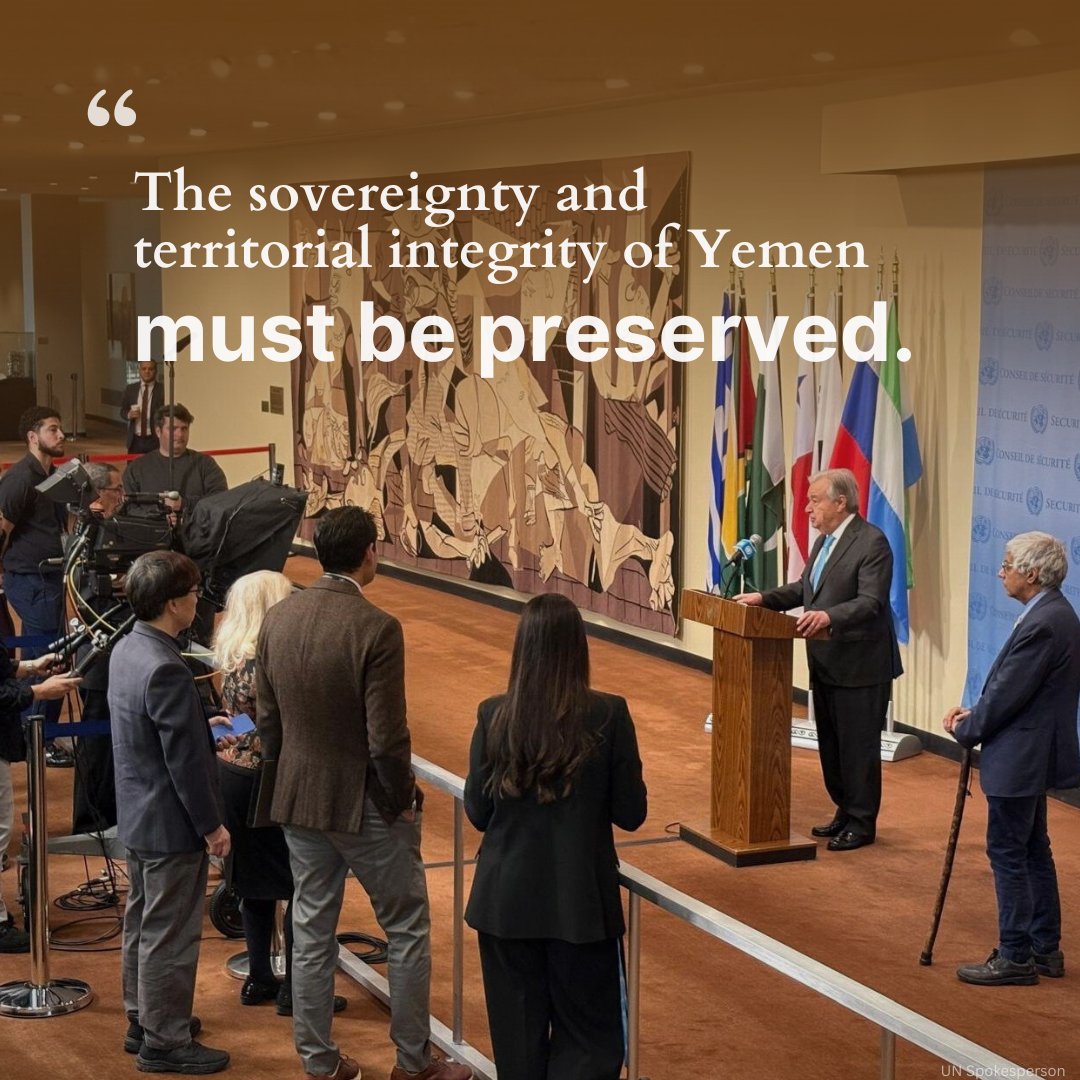 The sovereignty and territorial integrity of Yemen must be preserved. Yemen needs a sustainable, negotiated political settlement. One that embraces the aspirations of all Yemenis; And brings this devastating conflict to an end.