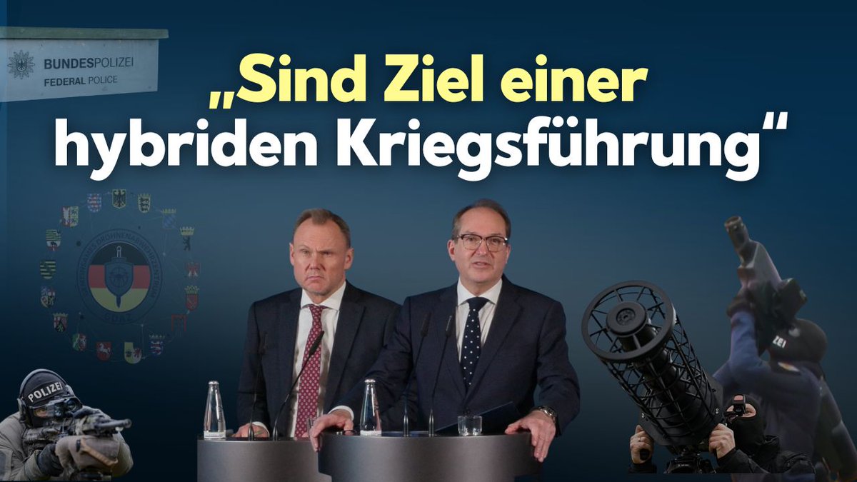 „Unser Land ist nicht im Krieg, aber wir sind Ziel einer hybriden Kriegsführung, und dies fast täglich. Und ein Teil dieser hybriden Kriegsführung ist der Einsatz von Drohnen“, so Bundesinnenminister Alexander Dobrindt (CSU) bei der Eröffnung des gemeinsamen Drohnenabwehrzentrums von Bund und Ländern am Mittwoch, 17. Dezember, in Berlin.