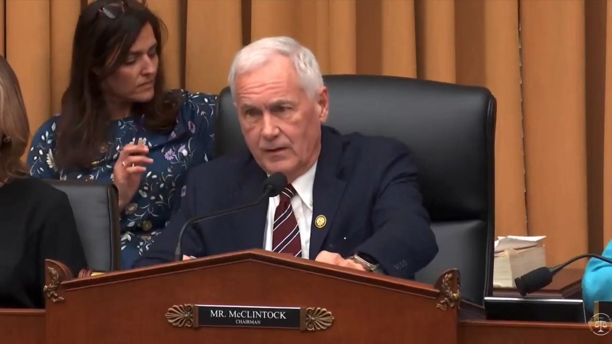 Temporary Protected Status was supposed to be just that. TEMPORARY. Democrats took advantage of a program meant to help people and used it to grant de facto mass amnesty. Watch Tom McClintock open today's hearing ⬇️