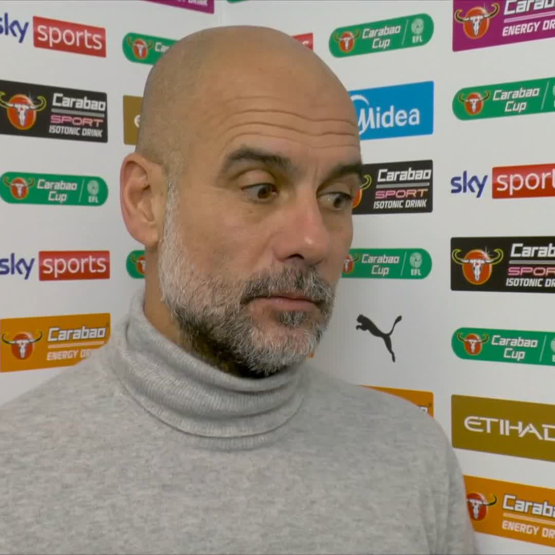 "It's a good competition to play the players that don't play" Pep Guardiola explains his team selection against Brentford 🔊