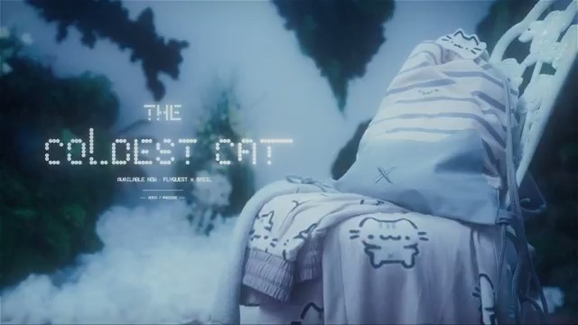 snuggle up with the coldest cat ≽₍^_ ‸ _ ^₎≼⟆ new basil collection out now ❄️