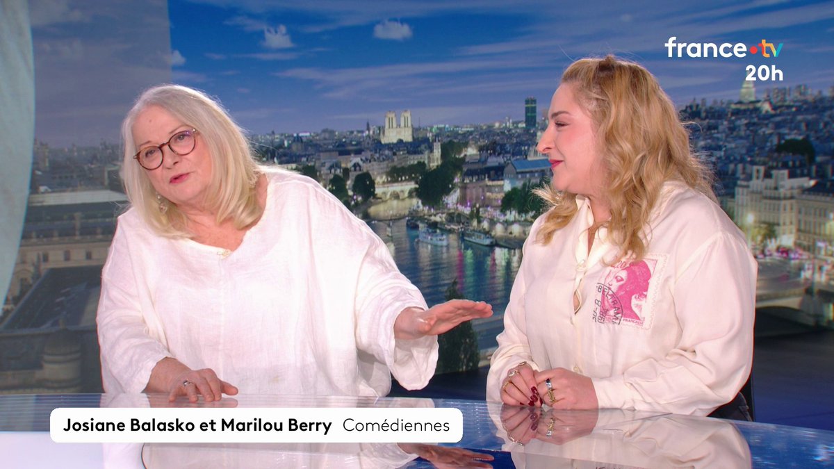 🎞💬 “C’est rare de pouvoir passer autant de temps avec ses parents à cet âge-là“ Josiane Balasko et sa fille Marilou Berry partageront l'affiche au théâtre dans « Ça, c’est l’amour ». #JT20h