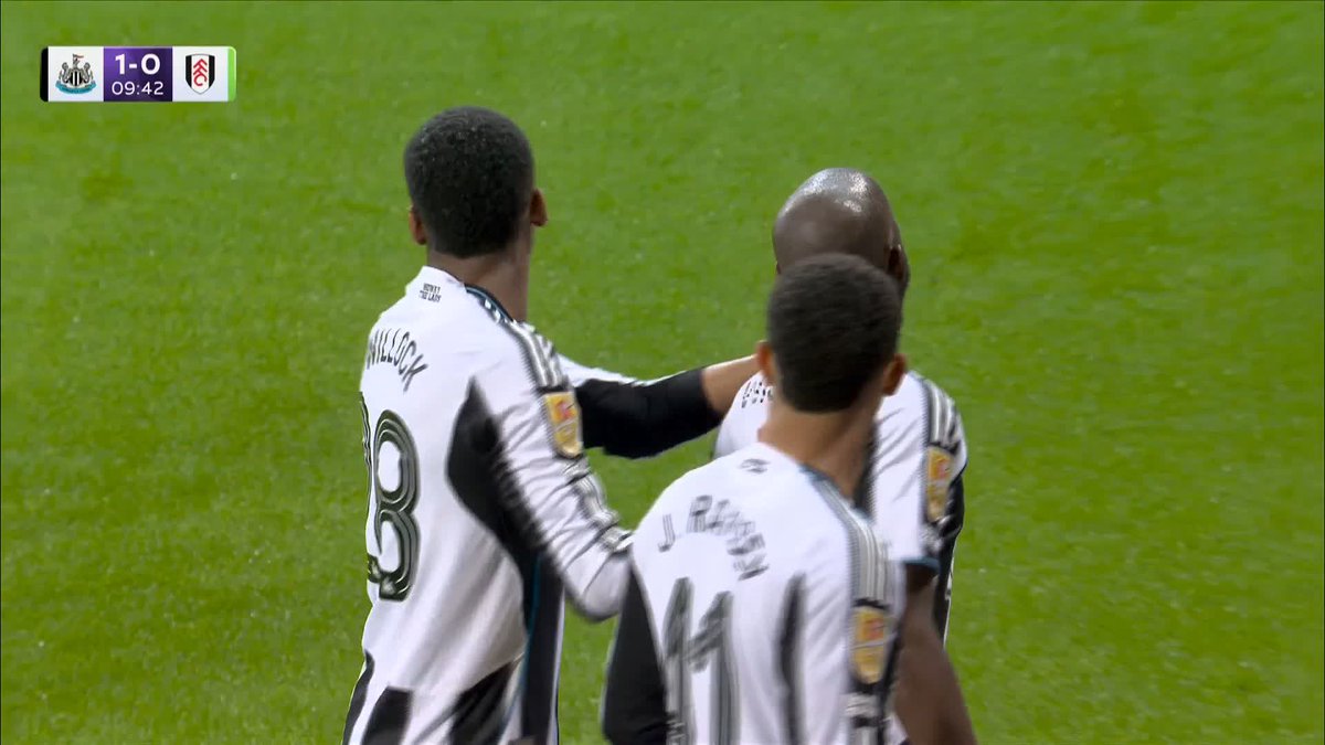 Yoane Wissa opens his Newcastle account on his first start! How about that ping from Fabian Schar 😮💨