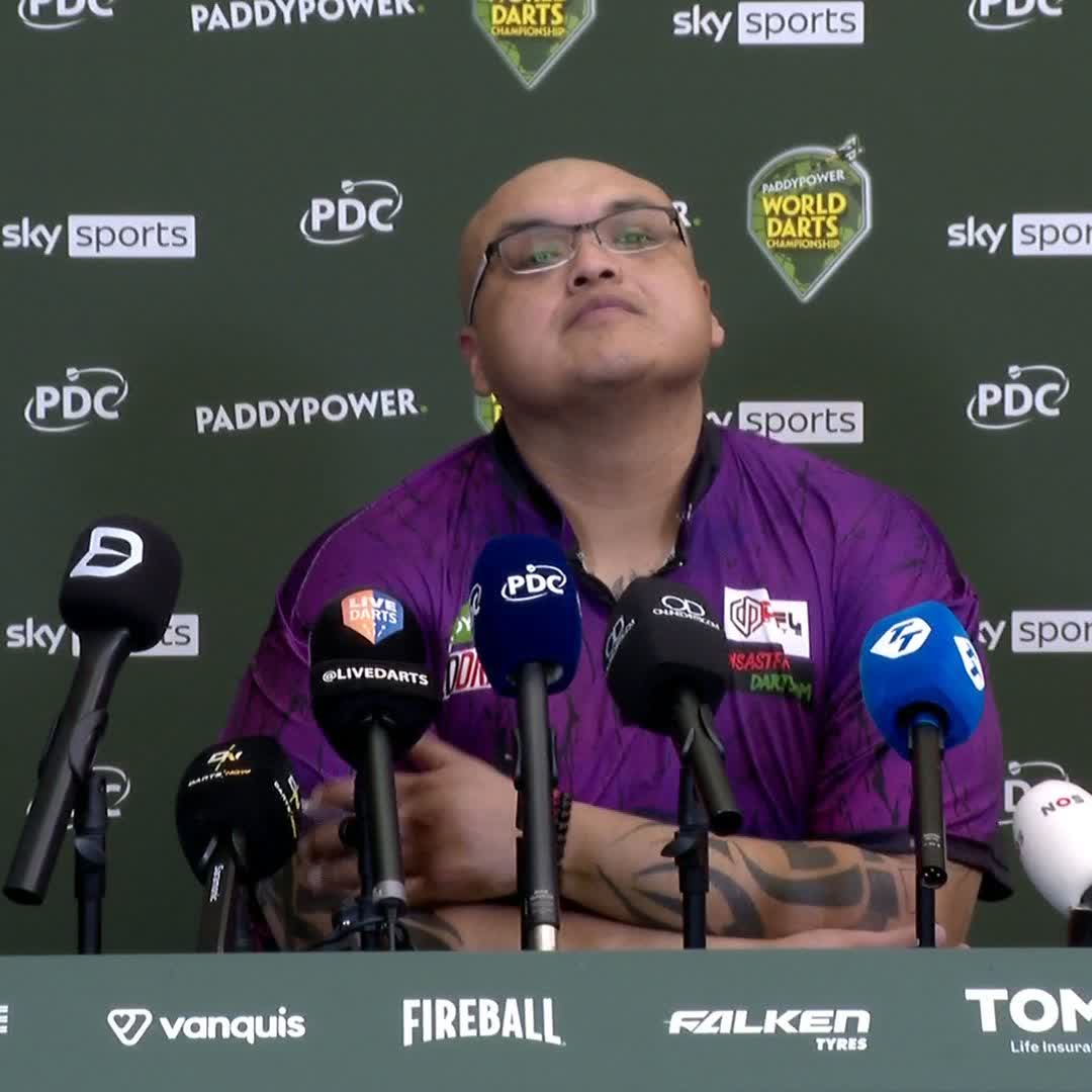 🗣️ "It feels amazing!" Debut delight for Adam Sevada, who sets up a clash of the debutants against Charlie Manby in Round Two! 📺 #WCDarts | R1