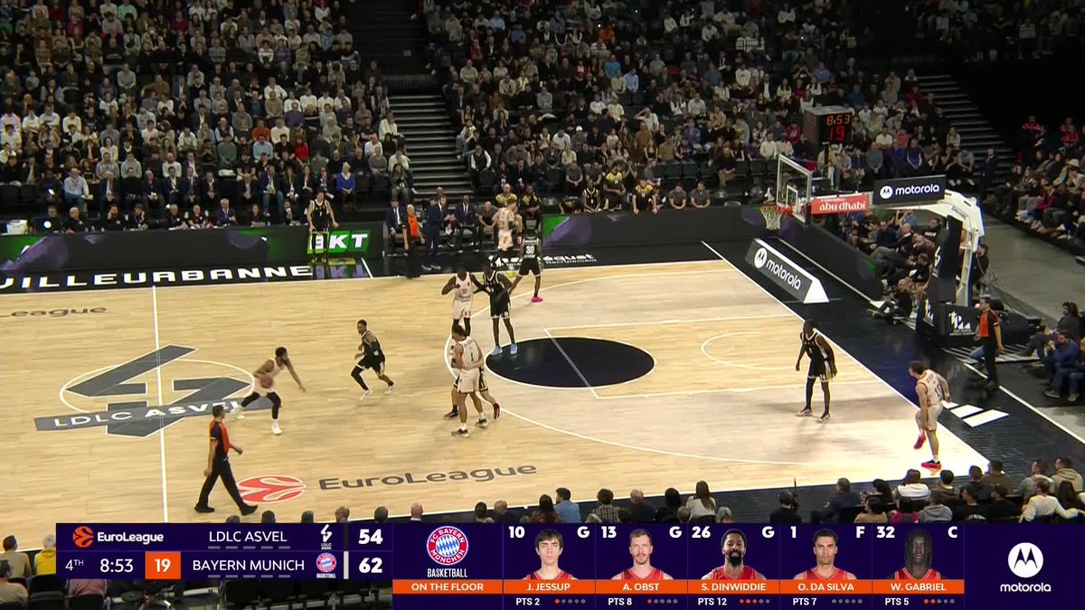 Mbaye Ndiaye coming in clutch with the rejection! #MotorolaMagicMoment motorola I LDLC ASVEL