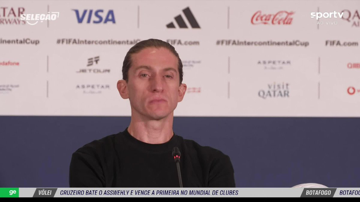 Na entrevista coletiva, Filipe Luís lamentou a derrota para o PSG, mas elogiou o empenho dos jogadores do Flamengo durante toda a temporada. #Futebol #CopaIntercontinental #Flamengo #PSG