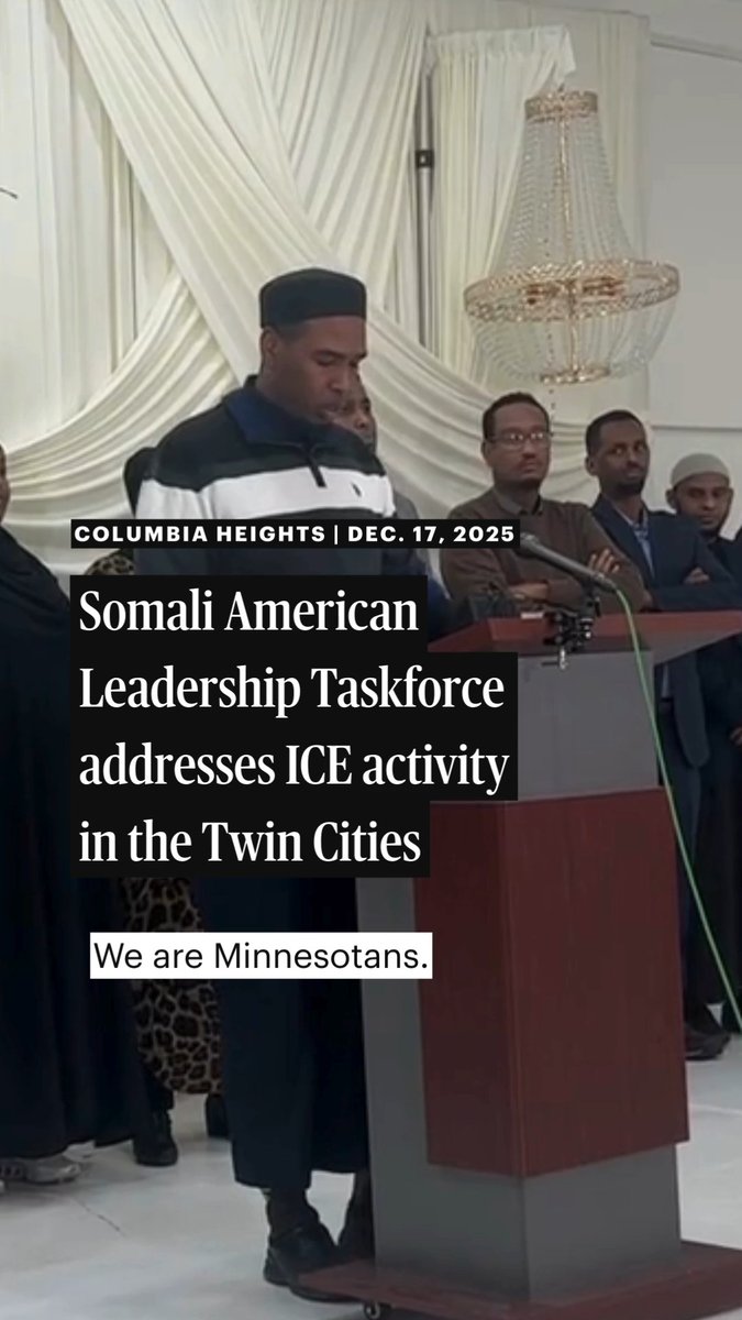 Somali American Leadership Taskforce (SALT) members described wide-ranging economic fallout during the press conference Wednesday, noting that Somali-owned groceries, restaurants and malls have seen sharp drops in customers over the last two weeks. Ongoing coverage: