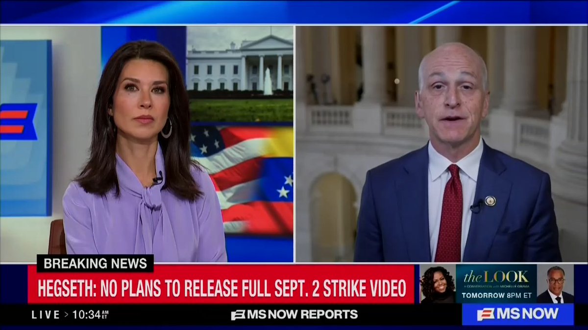 Rep. Smith: They have released 15-20 different strike videos. Release the video of the strike. There is nothing classified about the roughly 30 seconds where you see the two people on the boat before the strike hits. He is flat out lying to say that that is classified information that he can't possibly release.