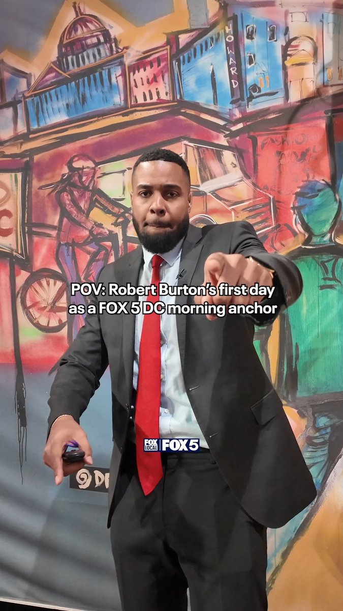 Meet FOX 5 DC's newest morning anchor Robert Burton. He might be new to our desk, but he's no stranger to the DMV or to the FOX 5 family. Check him out weekday morning starting at 4am. And don't you wish your first day at work looked like this?