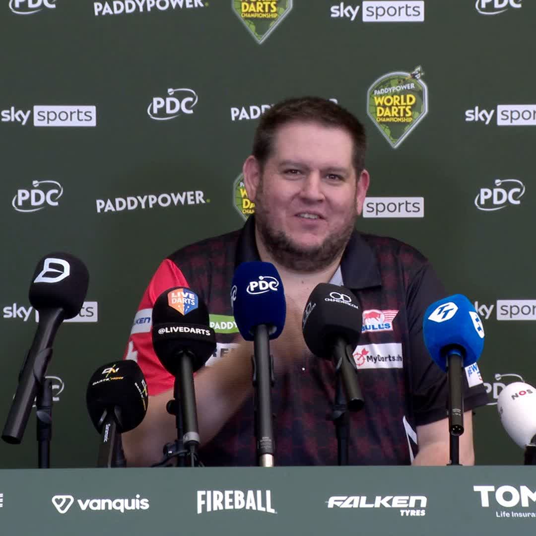 ๐ฃ๏ธ "I have no words for this. I'm proud of myself!" Stefan Bellmont reflects on a historic moment for Swiss darts, following his straight-sets victory against Dutch icon Raymond van Barneveld! #WCDarts