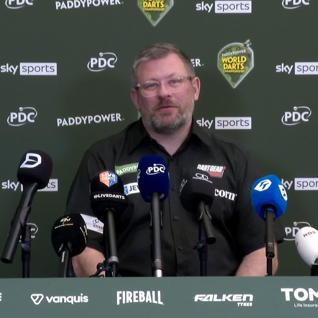 🗣️ "Ricky knows how good I am, and I know how good he is!" James Wade looks ahead to his showdown against Ricky Evans, after returning to winning ways on the World Championship stage! #WCDarts