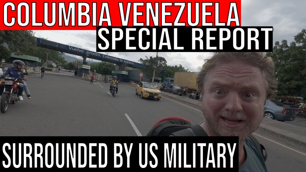 I’m Patrick Lancaster, independent war correspondent. After nearly 4 days and 70+ hours on the road, I arrived in Colombia attempting to enter Venezuela, where tensions are rapidly escalating amid U.S. threats, airspace closures, and talk of possible military action.
