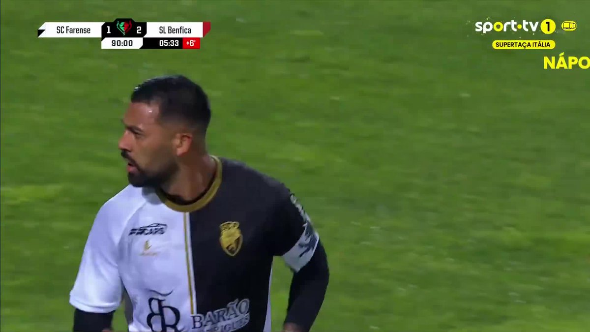 Franco Romero reduziu mas viu o golo ser anulado ❌ #sporttvportugal #TAÇAnaSPORTTV #taçadeportugal #farense #benfica