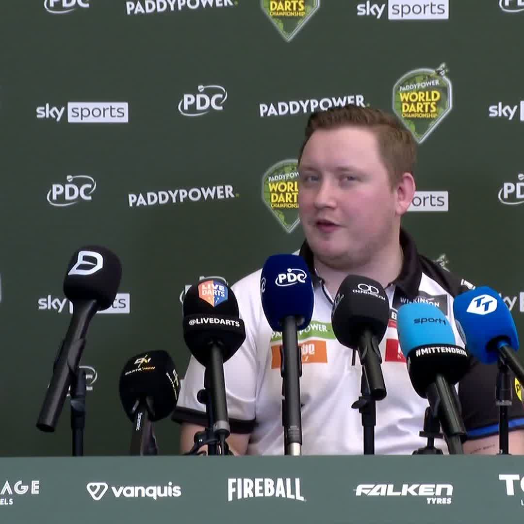 🗣️ "I don't feel any pressure on my shoulders." Martin Schindler insists his status as German number one won't be a burden as he sets his sights on World Championship glory this year! #WCDarts