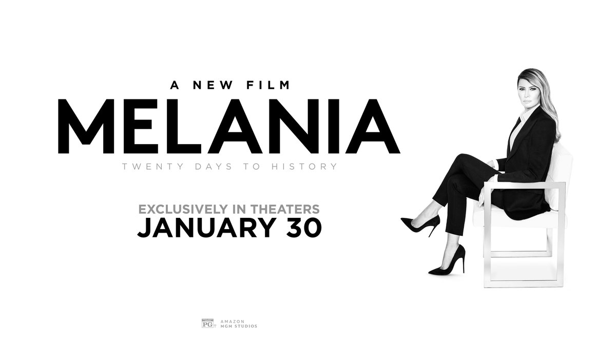 MELANIA. Coming to AMC Theatres 1/30. #MelaniaMovie