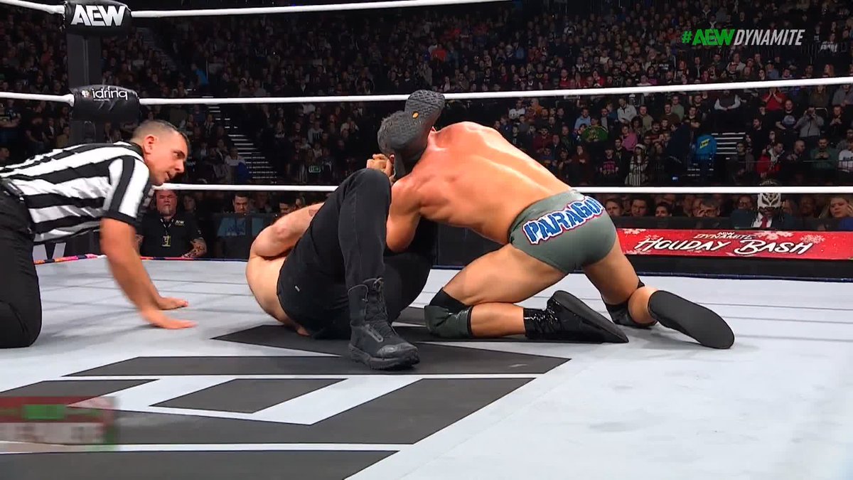 As this match gets underway, Renee Paquette digs a little deeper into this Blue League match of @RoderickStrong vs Jon Moxley. Watch #AEWDynamite on TBS & HBO Max