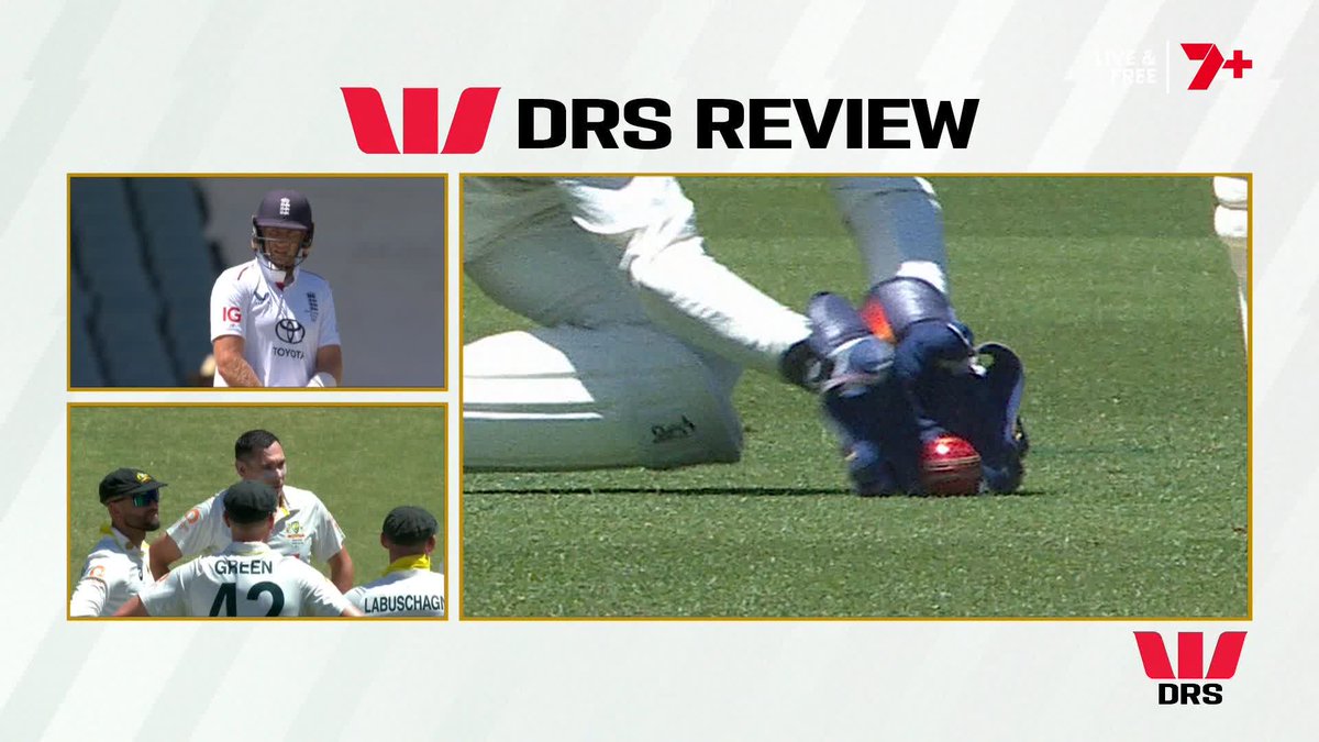 Not Alex Carey at the centre of another situation 😅 The third umpire judges this to have bounced BEFORE Alex Carey gloves it.
