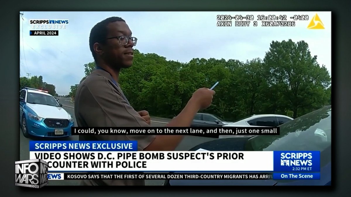 VIDEO: Newly Released Footage Shows Alledged J6 Pipe Bomber Brian Cole On Police Camera PLUS, Gait Analysis Indicates The US Capitol Police Officer- First Reported By The Blaze- Was In Fact The Suspect Captured On Video Planting The Pipe Bomb