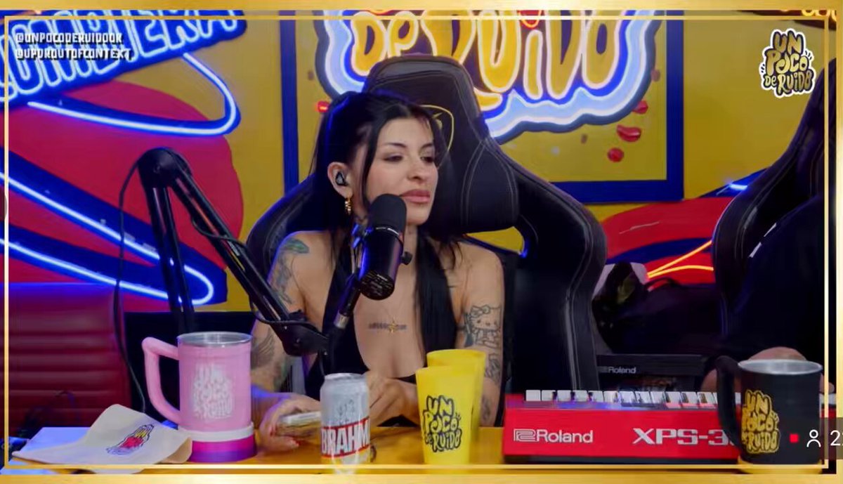 Cazzu en #UnPocoDeRuido interpretando “TE QUISE OLVIDAR” de Karina ‘La Princesita’
