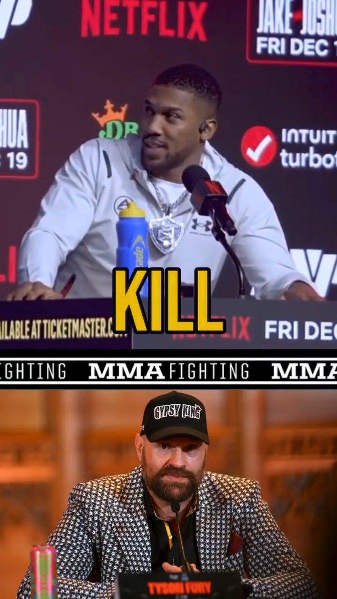 Anthony Joshua responds to Tyson Fury’s criticism after saying he might "kill" Jake Paul: "It’s my job. I fight. We have a license to kill. … The things I watch and the way my mind works, when you’re in that ring, it’s a dangerous place to be. Anything can happen."