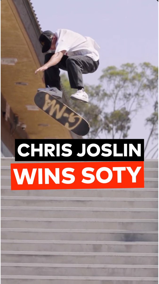 heavvvyyyyy 😮😮😮 Chris Joslin with the tre flip 🔥 No brainer for Skater of the Year 🤝 #XGames #Skateboarding