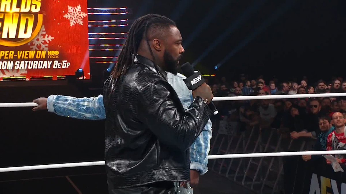 .@SwerveConfident reminds Samoa Joe AND Hangman Page exactly how dangerous he can be. Watch #AEWDynamite on TBS &amp; HBO Max