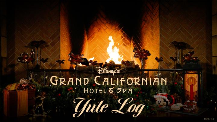 Cozy up and enjoy the warmth of the Grand Californian Hotel lobby fireplace at home with 8 hours of yule log magic✨ Available on Disney Parks YouTube: 🎄#DisneyHolidays
