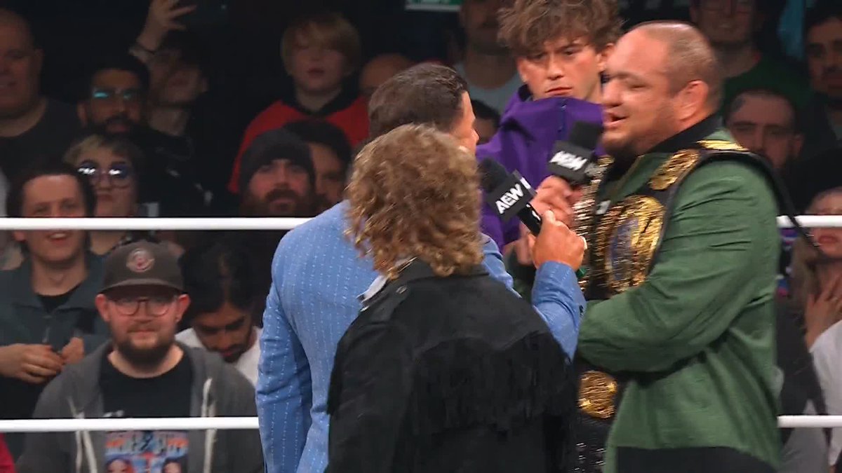 .Maxwell Jacob Friedman™️ promises payback against Hangman Adam Page by winning the AEW World Championship at #AEWWorldsEnd! Watch #AEWDynamite on TBS &amp; HBO Max