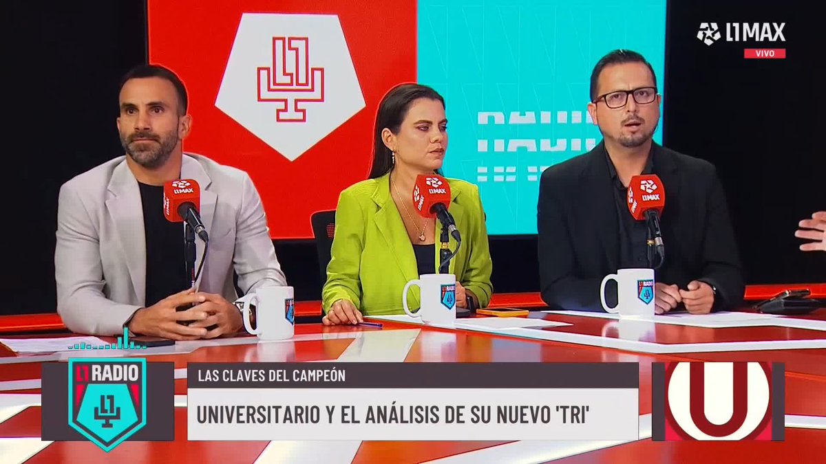 ¡Empieza #L1RADIO! Hoy tenemos un programa ESPECIAL donde analizamos el tricampeonato de Universitario de Deportes 📺 Conoce cómo ver L1MAX en vivo 👉