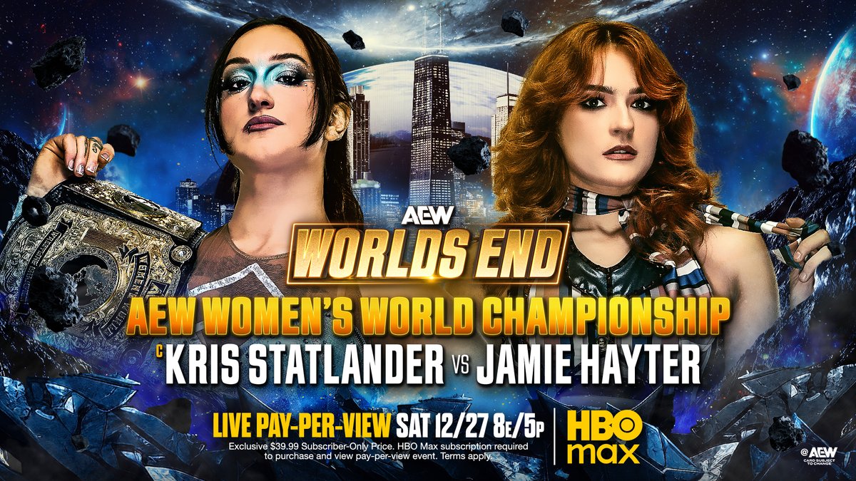 AEW Women's World Champion @CallMeKrisStat got caught in the crossfire trying to save JAMIE HAYTER from the Triangle of Madness! Watch #AEWCollision on TBS & HBO Max