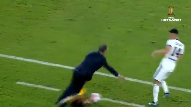 Como si fuera una broma de la vida, tanto Mario Pineida como Miguel Ángel Russo partieron de este mundo el mismo año. Ambos, protagonistas de este momento viral de la Copa Libertadores. Dolor.