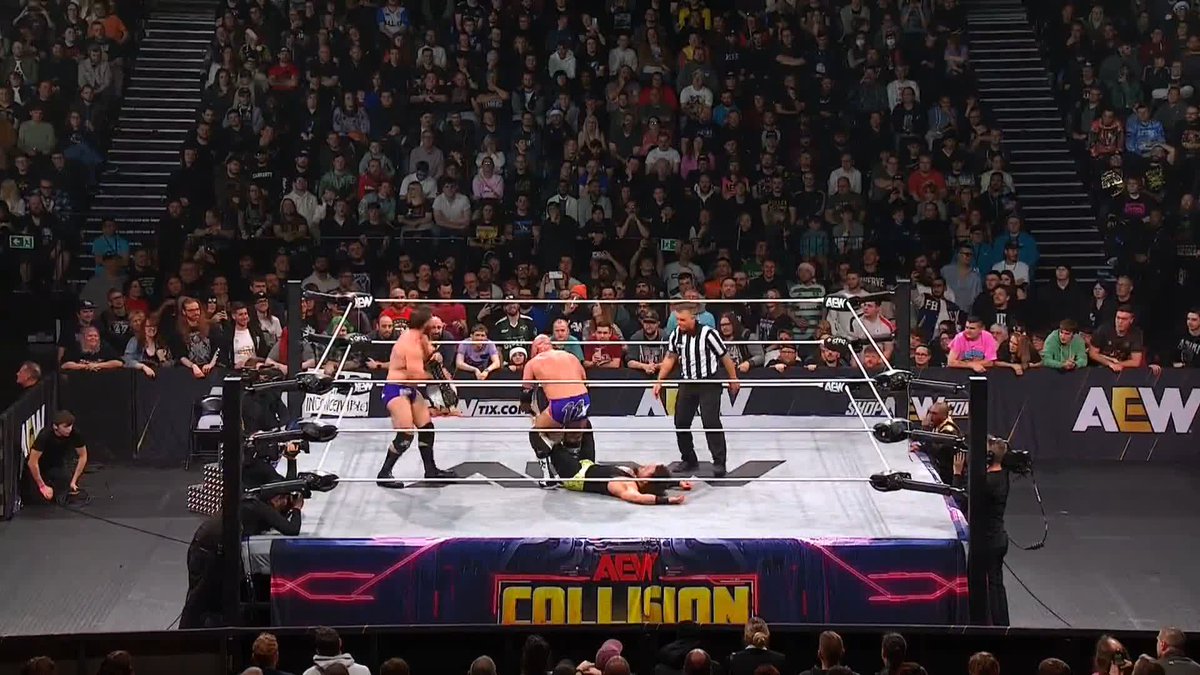 Juice Robinson has no choice but to tap! Watch #AEWCollision on TBS & HBO Max