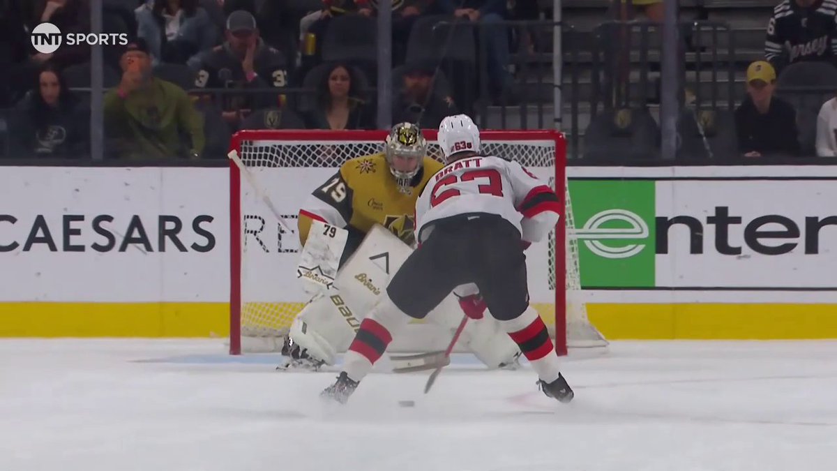 Jesper Bratt with the shootout winner! 🚨