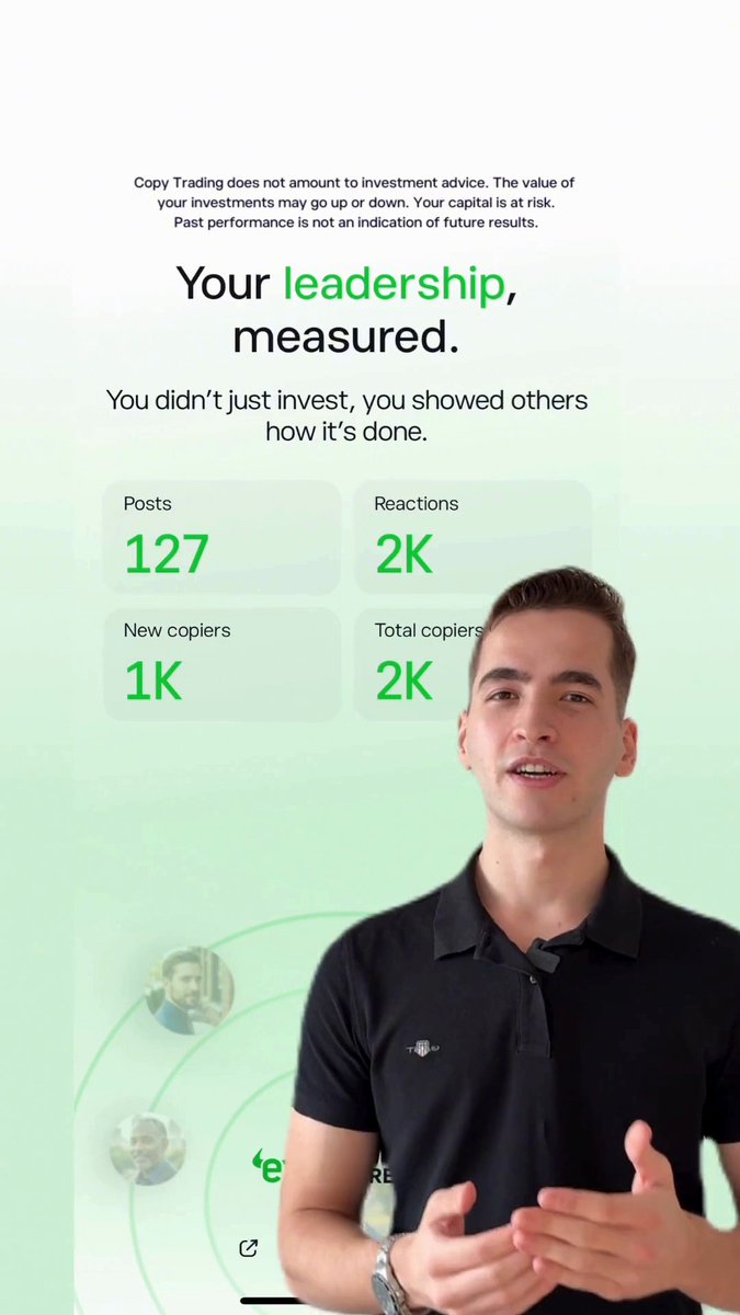 The numbers speak for themselves… but for Jakub Rochlitz, the best bit is seeing so many of you copy his portfolio and become part of his community. Your eToro Recap is ready in the app… check it out and share your year.