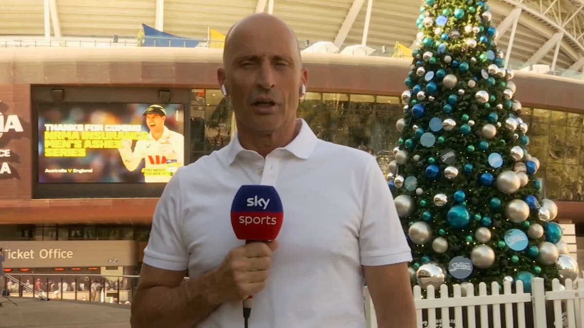 "It looks like the Ashes are slipping away" ❌ "They have given England a masterclass on how to bowl" 🗣️ Nasser Hussain says England's hopes of regaining the Ashes are all but over.