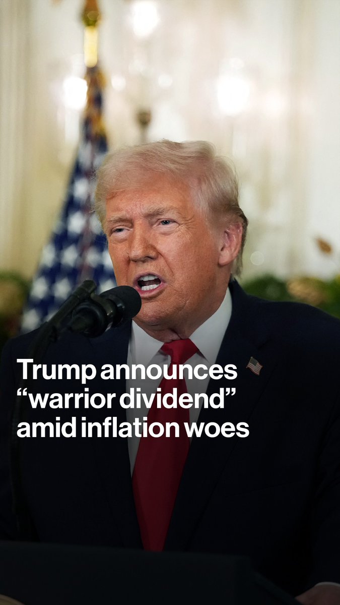 President Donald Trump looked to reassure Americans concerned about the rising cost of living by announcing plans to award a special holiday payment to military service members and roll out new housing reforms in the new year