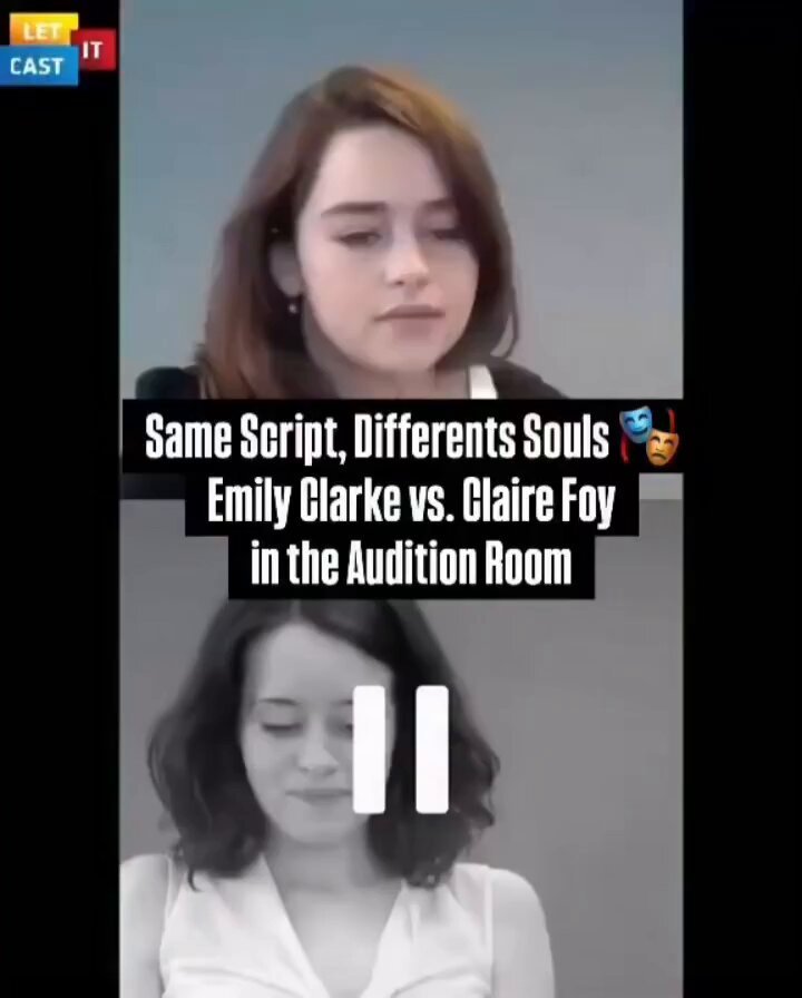 Both actresses auditioned for the 2013 movie BELLE, both were turned down. In our opinion, Emilia Clarke would have been perfect.
