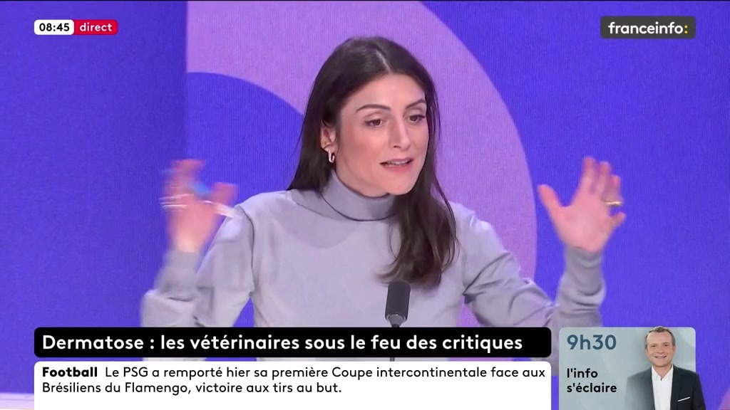 🔴 Dermatose : la Coordination Rurale et la Confédération Paysanne ➡️ "Ils sont plus politiques qu’éleveurs à mon avis. Ils disent à des éleveurs de ne pas déclarer un cas de dermatose alors que ce serait un risque énorme pour les autres éleveurs", dit Jeanne Brugère-Picoux