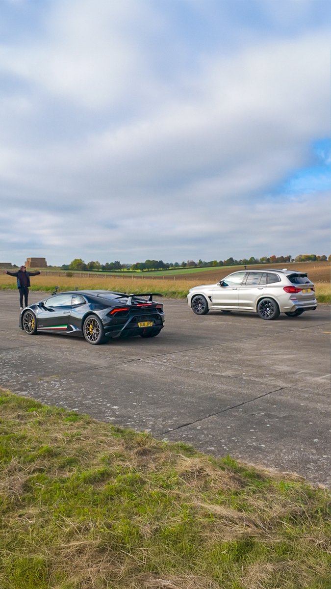 Tuned BMW X3M vs Lamborghini Huracan Performante!
