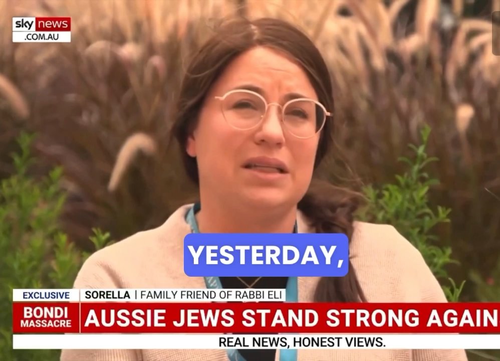 “Please turn off the menorah. Our home is going to be a target.” Listen to the heartbreaking words of Sorella, a family friend of Rabbi Eli Schlanger z”l, in the aftermath of the Chanukah massacre at Bondi Beach.