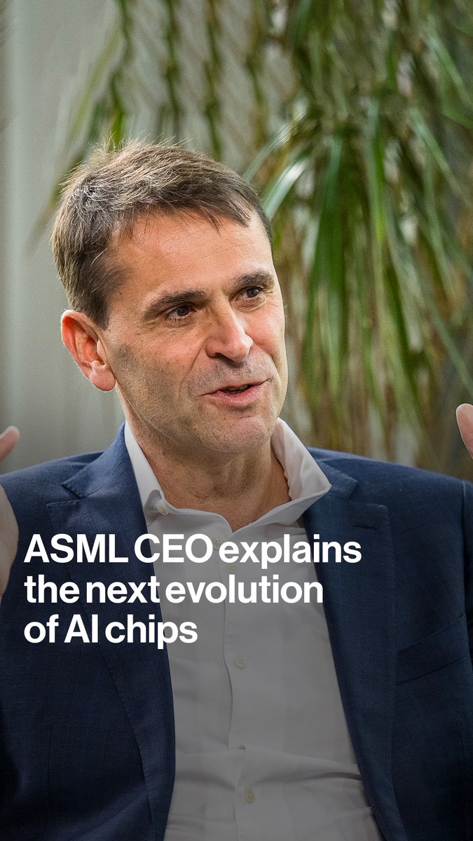 ASML CEO Christophe Fouquet describes the next evolution of AI semiconductors, telling Tom Mackenzie that chipmakers are looking to increase transistor density and energy efficiency