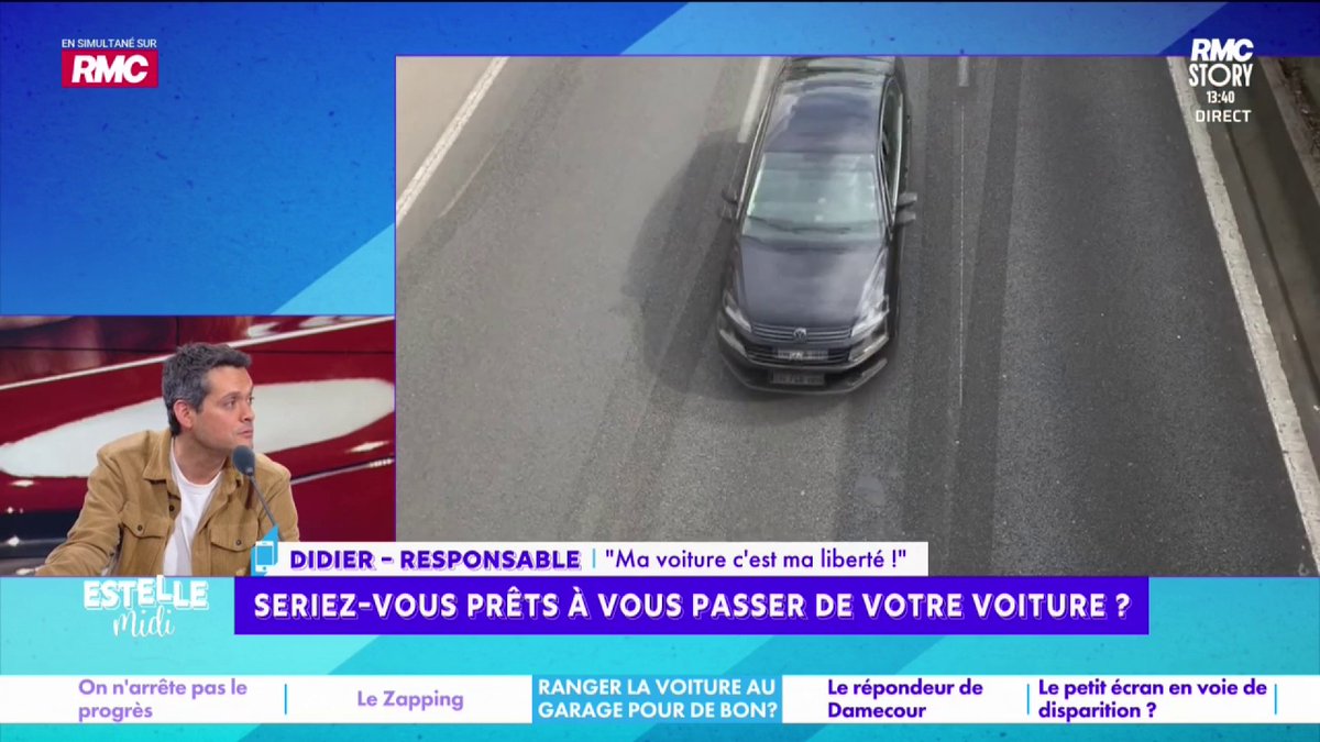 🚗 Se passer de votre voiture 📞 Didier : "J'avais une Ford Mustang, je faisais 7,5L/100 à 130 km/h sur l'autoroute... Une hybride rechargeable consomme combien ? Autant ! Je faisais 6 000km à l'année, une personne avec une Dacia qui fait 20 000km va polluer plus" #EstelleMidi